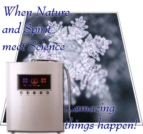 water crystal and Dr. Emoto